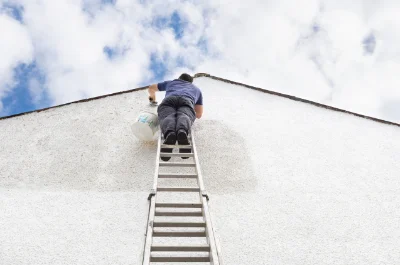 Peinture extérieure au Ménil-Vicomte — façades et ravalement